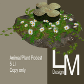     * PROMO*     LM Clover Animal/Plant Podest