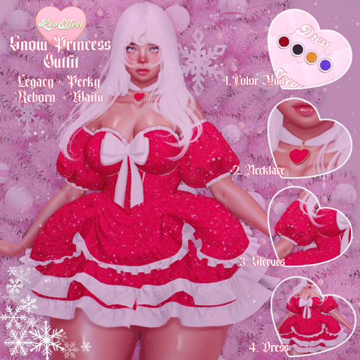 .::LUV EFFECT::. Snow Princess Outfit