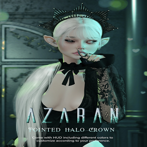 AZARAN - POINTED HALO CROWN.