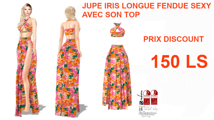 JUPE TOP IRIS