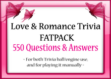 *Butterflies & Unicorns* ~ Love & Romance Trivia (FATPACK)