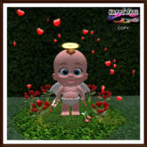 Valentine's - Baby Cupid Wrapped in Hearts