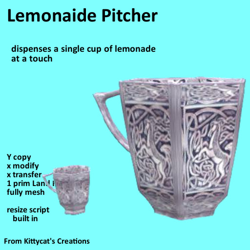 Lemonaide Pitcher mesh