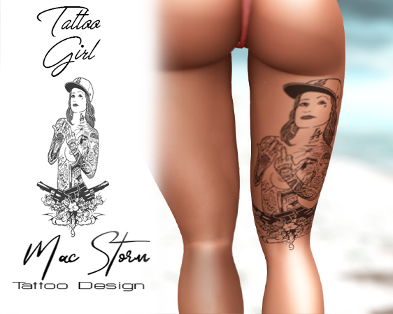 Tattoo Girl Leg