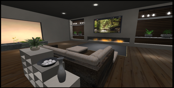 Contemporary Living Room - Evolve Holodeck -  Copy & Mod