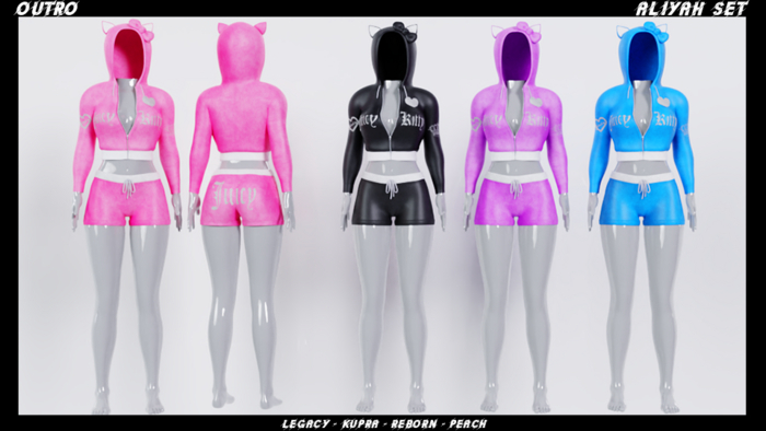 OUTRO - Aliyah Set Short ( Fatpack ) 