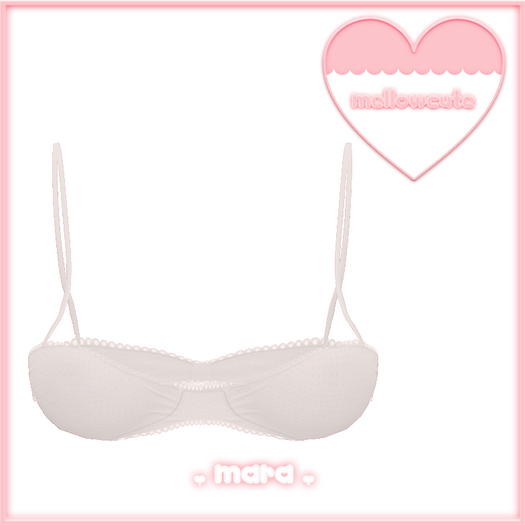 mellowcute-mara bra-ivory