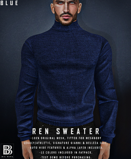 [BB] Ren Sweater - Blue