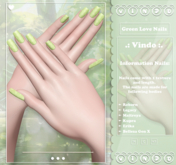 .: Vindo :. Green Love Nails