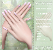 .: Vindo :. Pink Flames Nails