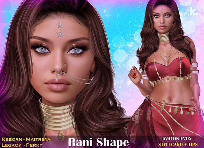 Rani Shape. Avalon LeLEVOX
