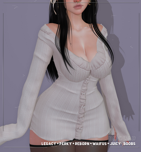 Bipolar - Alex Dress - White