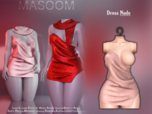 [[ Masoom ]] Oopsie Dress - Nude