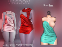 [[ Masoom ]] Oopsie Dress - Aqua