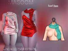 [[ Masoom ]] Oopsie Scarf - Aqua