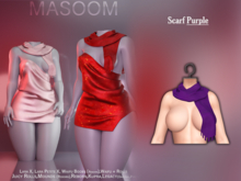 [[ Masoom ]] Oopsie Scarf - Purple
