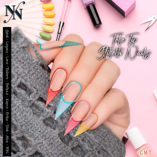 ::NN:: Tele-Tip Stiletto Nails 
