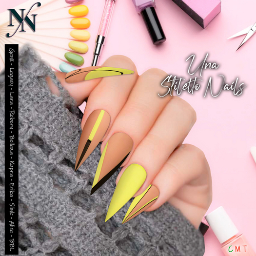 ::NN:: Una Stiletto Nails  