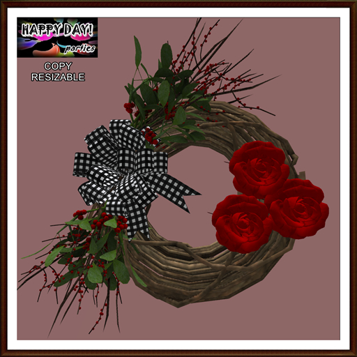 Valentines - Resizable Rustic Wreath