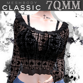 Hollow lace shirt sweater(Meshbody Classic)-7QMM