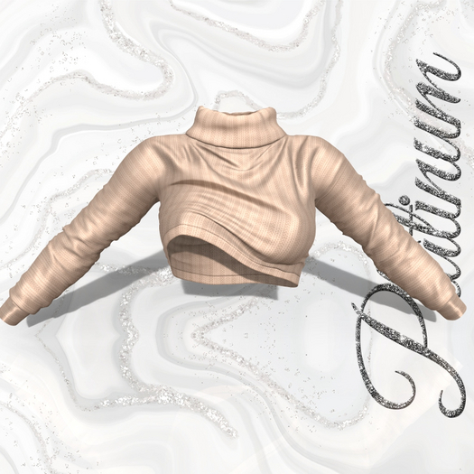 Beige Rib Sweater