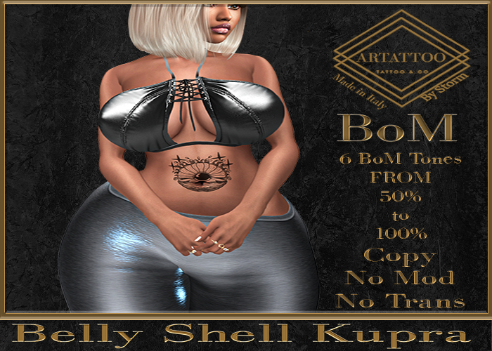 Artattoo Belly Shell Kupra