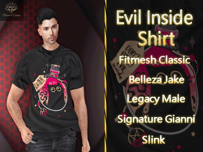 {DE} Evil Inside shirt 
