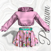 Candy Skirt Sweater Outfit