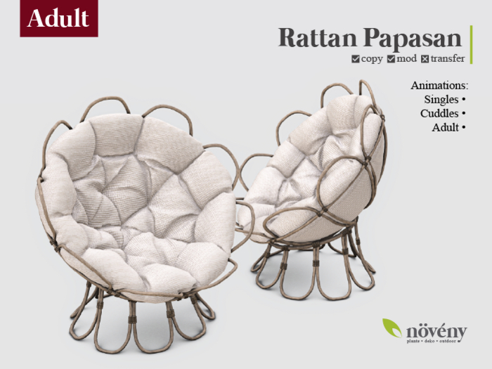 Noveny - Rattan Papasan - Adult