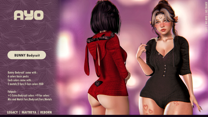 [AYO] Bunny Bodysuit // Fatpack  // Add