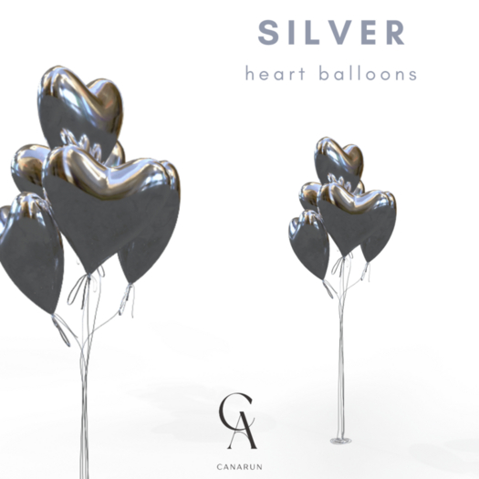 CANARUN - Silver Heart Balloon  (Rezzme)