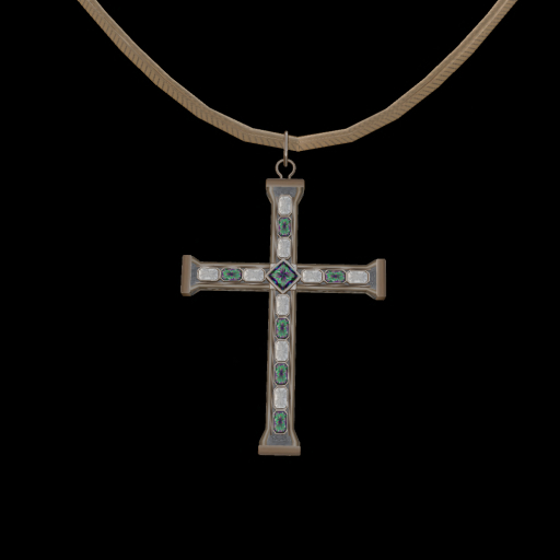 Diamond Cross Necklace {OS}