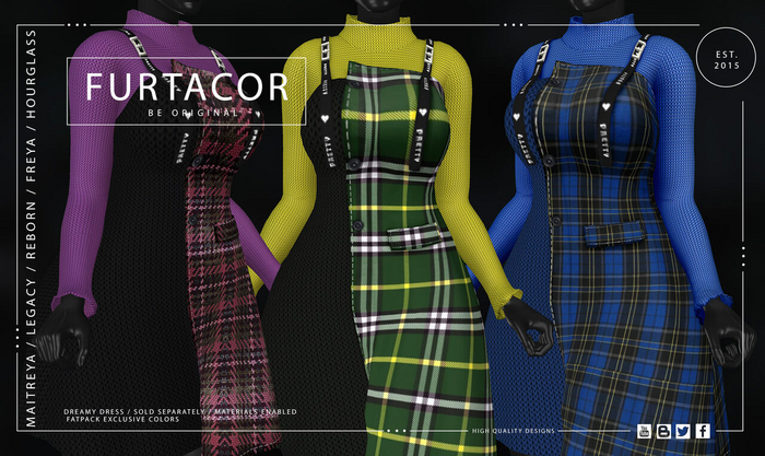 :::FurtaCor:::DREAMY DRESS::: FATPACK