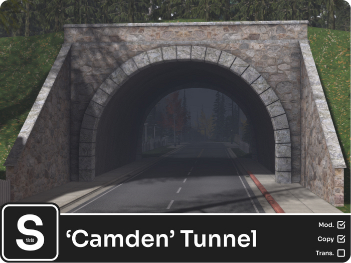 Sendai. 'Camden' Tunnel (100% Mesh)