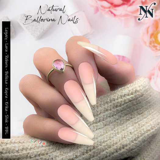::NN:: Natural Ballerina Nails 