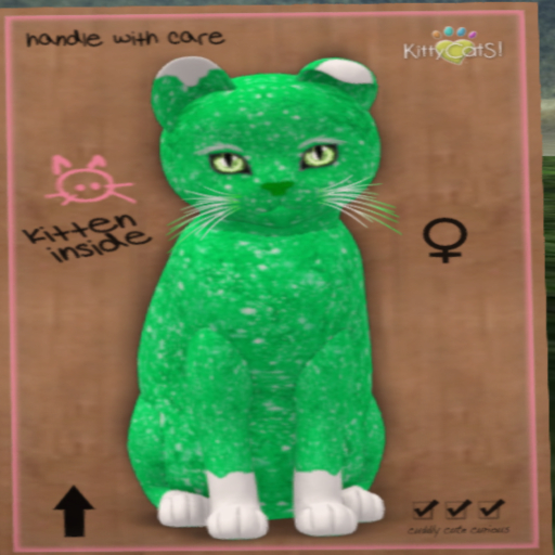 KittyCatS Box - GumDrop Angel - Green Princess