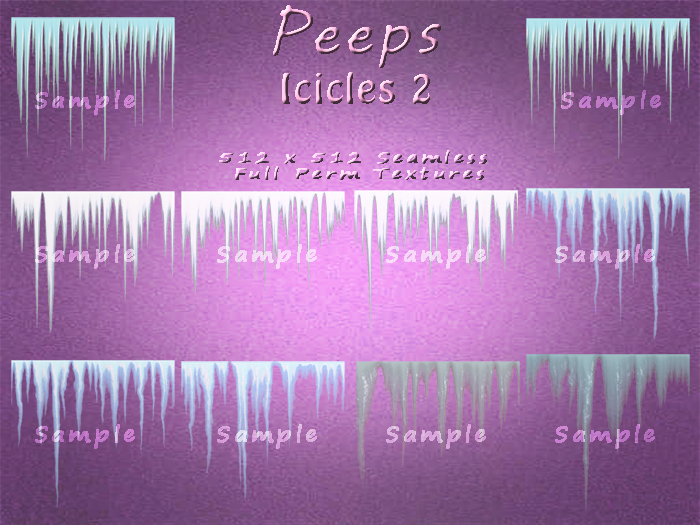 Peeps Textures Icicles 2