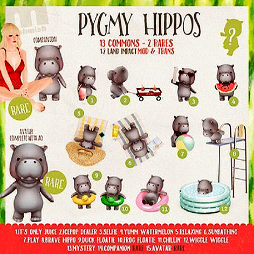 MishMish - Pygmy Hippo - Avatar [Boxed] RARE