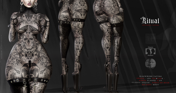 MissBlack- Ritual Blackwork Tattoo Universal [FIX] 1.0