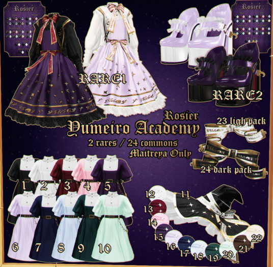 {Rosier} / Yumeiro Academy / 15. Common Hat / Violet