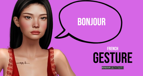 Second Life Marketplace - Bonjour Female Greeting Gesture