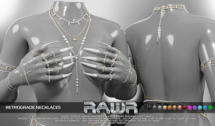 RAWR! Retrograde Necklace (add me)