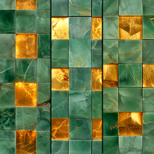 3pc 3D Jade wall tiles texture seamless*Full Perm*