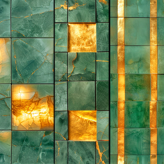 3pc 3D Jade wall tiles texture seamless*Full Perm*