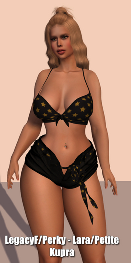 !!! Revna !!! 410F Black and Stars Booty Shorts Set
