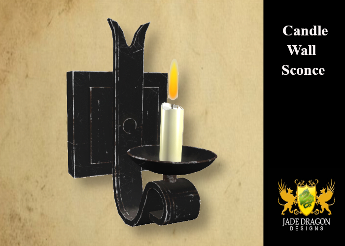 [JD] Candle Wall Sconce