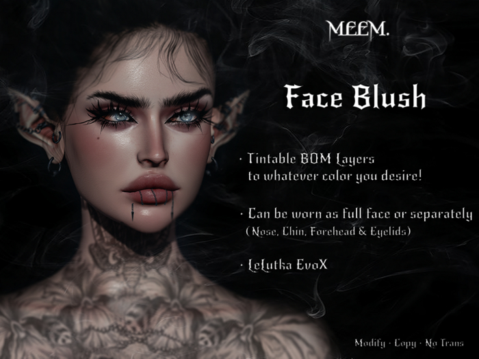 MEEM. Face Blush . EvoX . Tintable