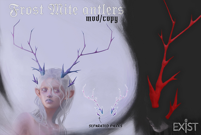 *exist* Frost Mite's Antlers / Red