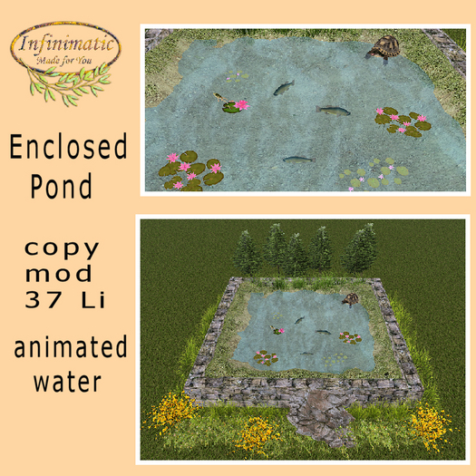 enclosed pond bagged