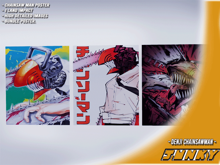Junky - Chainsaw man Poster -